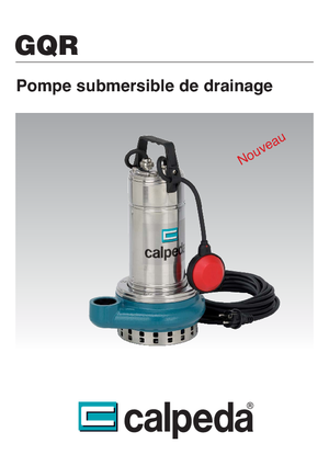 Pompes broyeurs Calpeda GQR 10-16