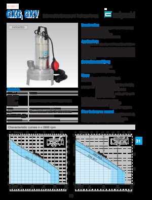 Pompes broyeurs Calpeda GXC 40-13