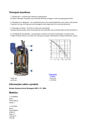 Pompes broyeurs ABS-Pumpen J 15 W/KS
