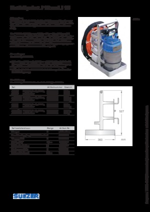 Pompes broyeurs Sulzer J 15 D/KS