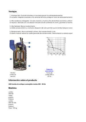 Pompes broyeurs ABS-Pumpen J 205 HD
