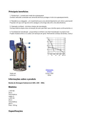 Pompes broyeurs ABS-Pumpen J 205 ND