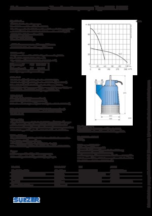 Pompes broyeurs Sulzer J 205 HD