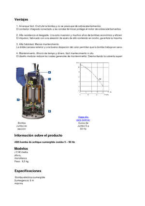Pompes broyeurs ABS-Pumpen J 5 W