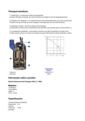 Pompes broyeurs ABS-Pumpen J 5 W