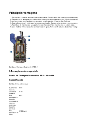 Pompes broyeurs ABS-Pumpen J 54 LD direkt