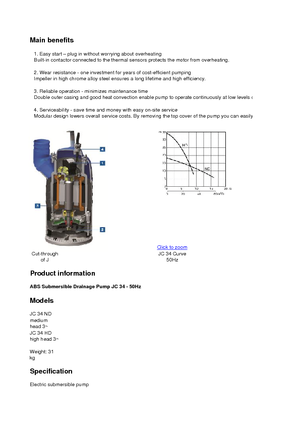 Pompes broyeurs ABS-Pumpen JC 34 HD
