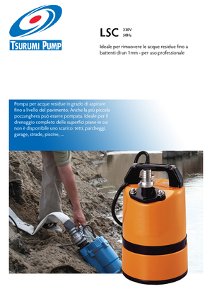 Pompes broyeurs Tsurumi-Pumpen LSC1.4S2