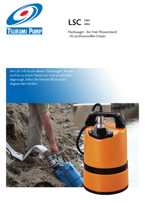 Pompes broyeurs Tsurumi-Pumpen LSC1.4S2