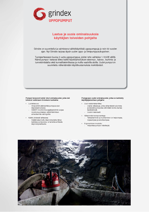 Pompes broyeurs Grindex Master SH