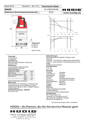 Pompes broyeurs Grindex Minor H