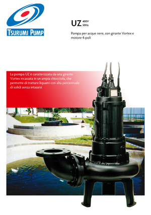 Pompes pour eaux usées Tsurumi-Pumpen 80UZ47.5