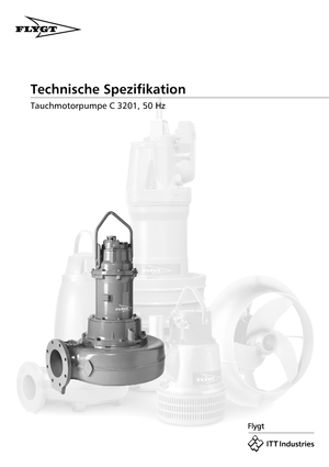 Pompes pour eaux usées Flygt-Pumpen CS 3201 LR 452 SL
