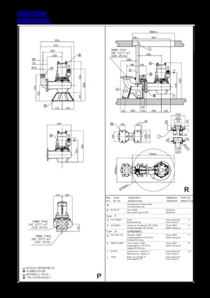 Pompes pour eaux usées Faggiolati G 409 T6V1-M64AA0