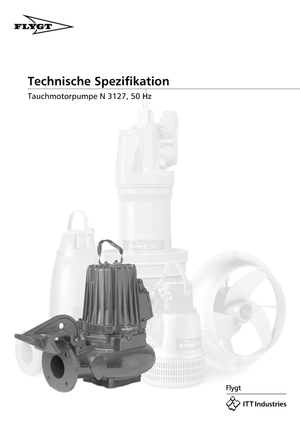 Pompes pour eaux usées Flygt-Pumpen NS 3127 LR 420