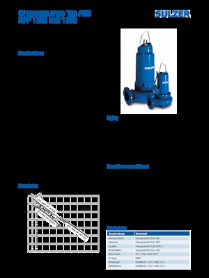 Pompes pour eaux usées Sulzer XFP 150 G CP 2