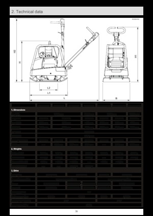 Plaques vibrantes réversibles Ammann APR 2620