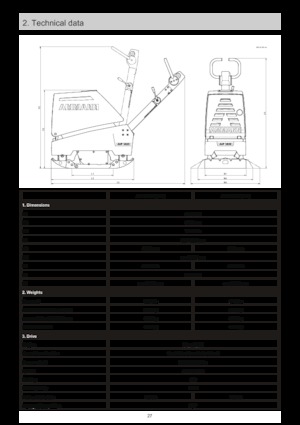 Plaques vibrantes réversibles Ammann APR 4920