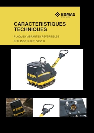 Plaques vibrantes réversibles Bomag BPR 45/55 D