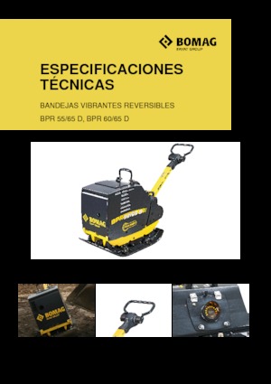 Plaques vibrantes réversibles Bomag BPR 55/65 D
