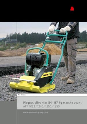 Plaques vibrantes unidirectionnelles Ammann APF 1240