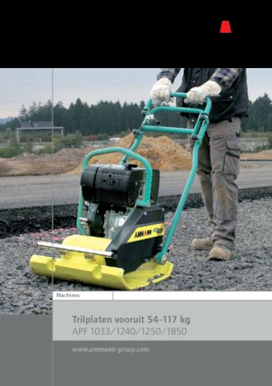 Plaques vibrantes unidirectionnelles Ammann APF 1240