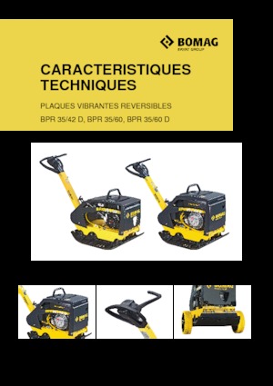 Plaques vibrantes réversibles Bomag BPR 35/60