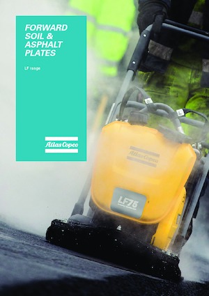 Plaques vibrantes unidirectionnelles Atlas Copco LF 130
