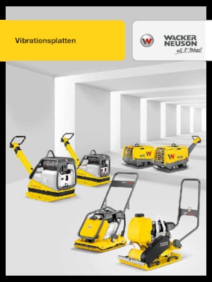 Plaques vibrantes unidirectionnelles Wacker Neuson WP1550Aw