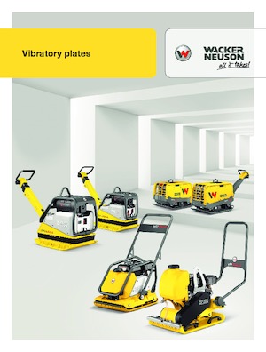 Plaques vibrantes unidirectionnelles Wacker Neuson WP1550Aw