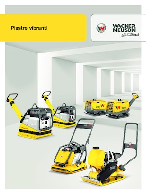 Plaques vibrantes unidirectionnelles Wacker Neuson WP1550Aw