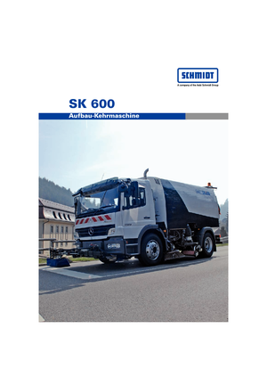 Camions à double balayeur Schmidt SK 600 dual
