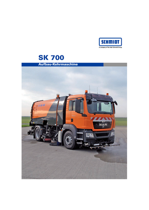 Camions à double balayeur Schmidt SK 700 dual