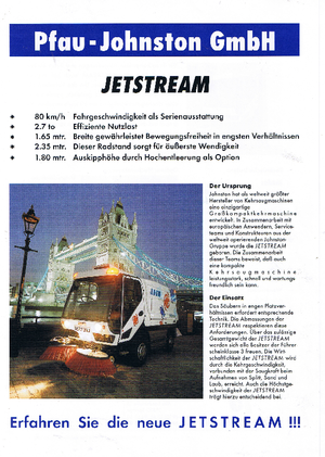 Camions balayeuses Pfau-Johnston KSA 625