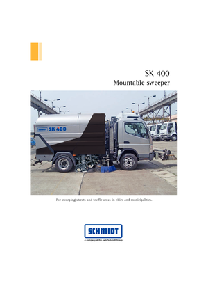 Camions balayeuses Schmidt SK 400