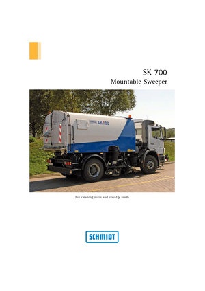 Camions balayeuses Schmidt SK 700