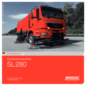 Camions balayeuses BROCK SL 280