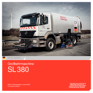 Camions balayeuses BROCK SL 380 K