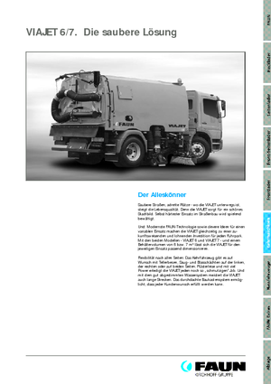 Camions balayeuses Faun Viajet 7