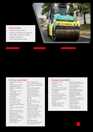 Rouleaux vibrants tandem Ammann ARP 95