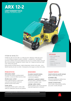 Rouleaux vibrants tandem Ammann ARX 12-2
