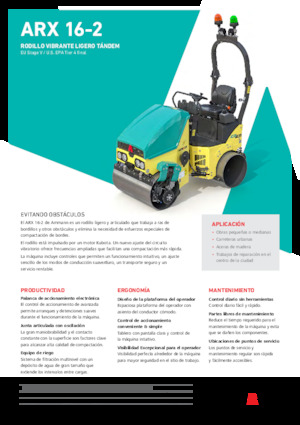 Rouleaux vibrants tandem Ammann ARX 16-2