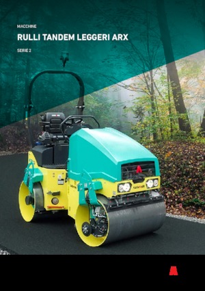 Rouleaux vibrants tandem Ammann ARX 12 T4f