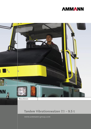 Rouleaux vibrants tandem Ammann AV 95 N