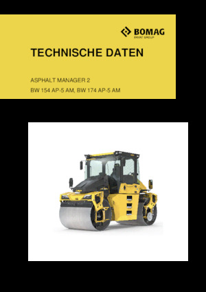 Rouleaux vibrants tandem Bomag BW 174 AP-5 AM
