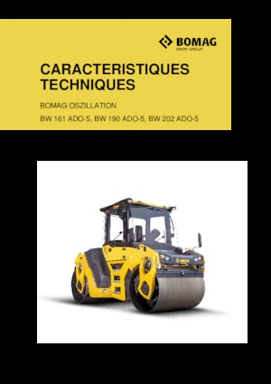 Rouleaux vibrants tandem Bomag BW 202 ADO-5