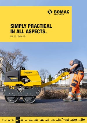 Rouleaux vibrants tandem Bomag BW 65
