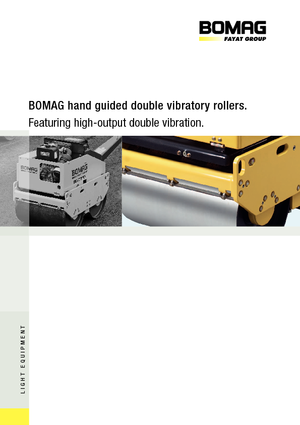Rouleaux vibrants tandem Bomag BW 65 H E-Start