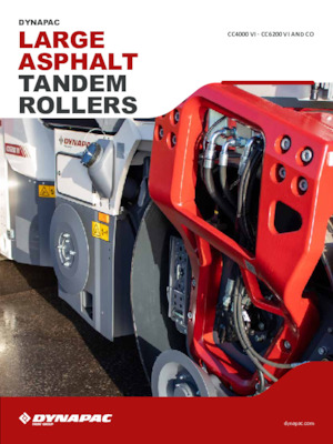 Rouleaux vibrants tandem Dynapac CO 6200 VI