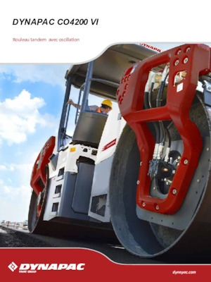 Rouleaux vibrants tandem Dynapac CO 6200 VI